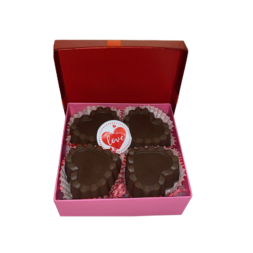 Chocolate Hearts Soap Set