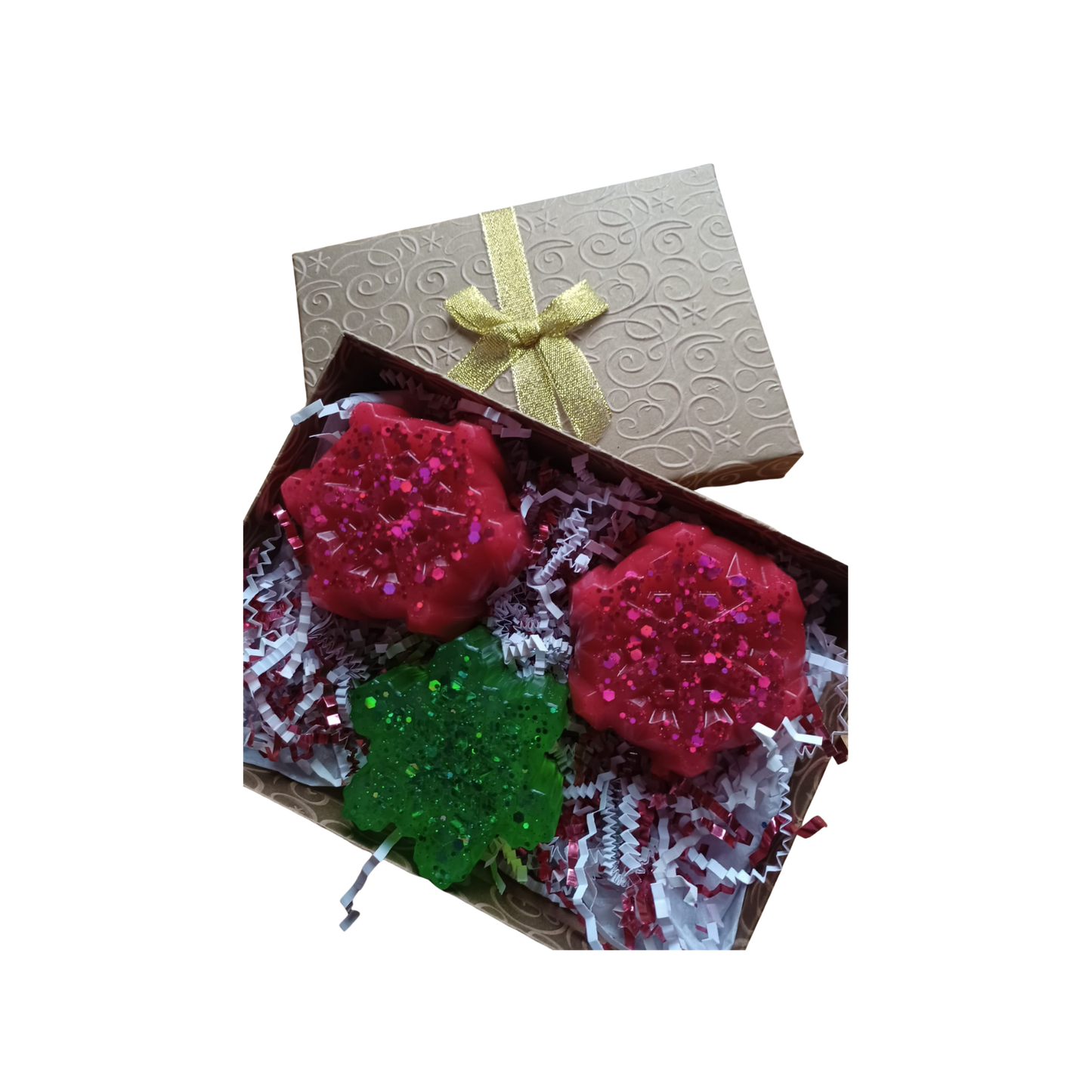 Christmas Holiday Snowflake native Soap Gift Set