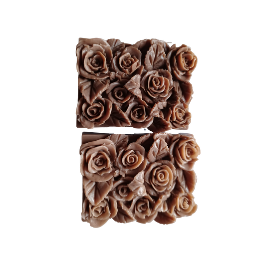 Chocolate Rose Bed Soap Set
